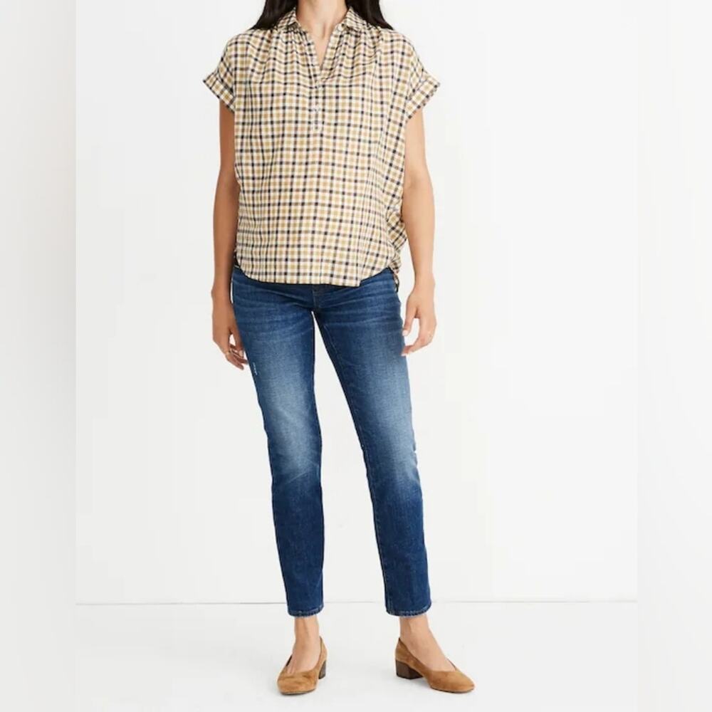 MADEWELL The Maternity Side-Panel Slim Boyjean: Adjustable Edition Size 27